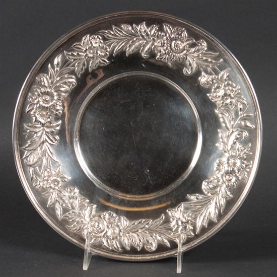 American repousse sterling silver
