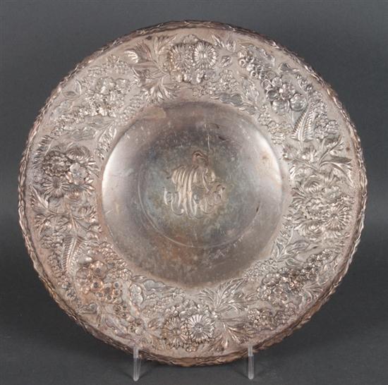 American repousse sterling silver