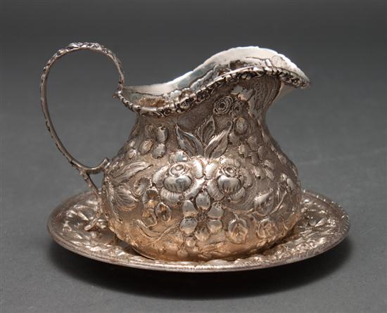 American repousse sterling silver