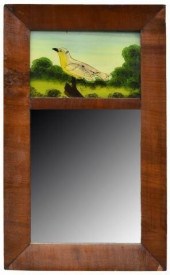 AMERICAN REVERSE PAINTED GLASS