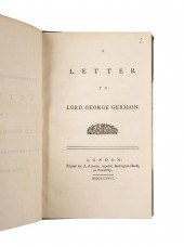 AMERICAN REVOLUTION, LETTER TO