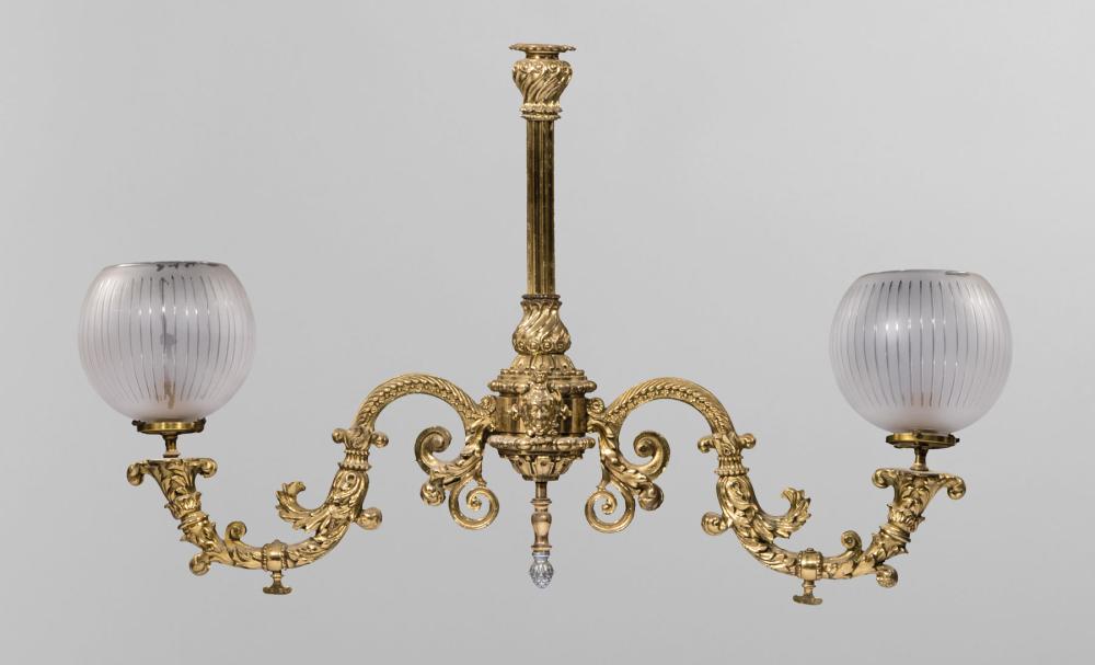 AMERICAN ROCOCO BRONZE TWO-LIGHT