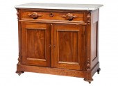 AMERICAN ROCOCO CARVED MAHOGAN