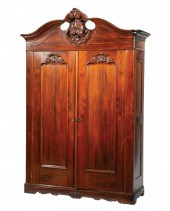 AMERICAN ROCOCO CARVED ROSEWOO