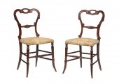 AMERICAN ROCOCO CARVED ROSEWOO