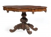 AMERICAN ROCOCO CARVED ROSEWOO