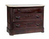 AMERICAN ROCOCO CARVED ROSEWOO