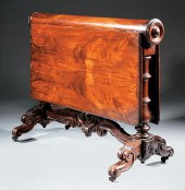 AMERICAN ROCOCO CARVED ROSEWOO