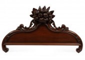 AMERICAN ROCOCO CARVED WALNUT