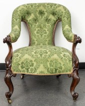 AMERICAN ROCOCO DAMASK UPHOLST