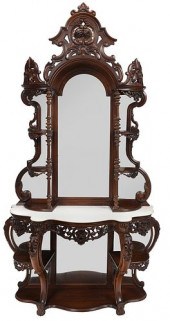 AMERICAN ROCOCO REVIVAL CARVED