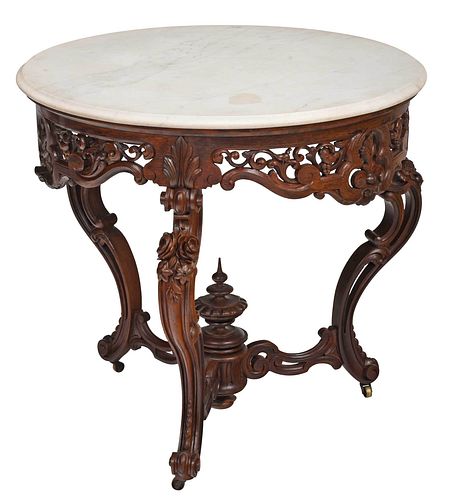 AMERICAN ROCOCO REVIVAL CARVED