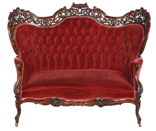 AMERICAN ROCOCO REVIVAL CARVED