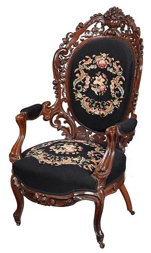 AMERICAN ROCOCO REVIVAL CARVED