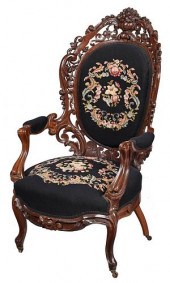 AMERICAN ROCOCO REVIVAL CARVED