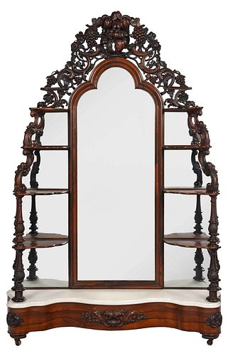 AMERICAN ROCOCO REVIVAL CARVED