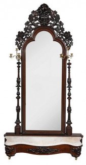 AMERICAN ROCOCO REVIVAL CARVED