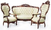 American Rococo Revival carved