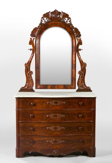 American Rococo Revival Figured