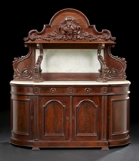 American Rococo Revival Mahogany