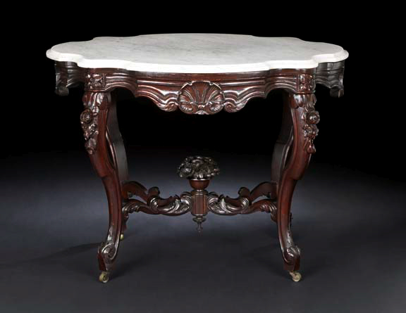 American Rococo Revival Mahogany