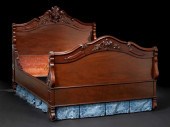 American Rococo Revival Mahoga