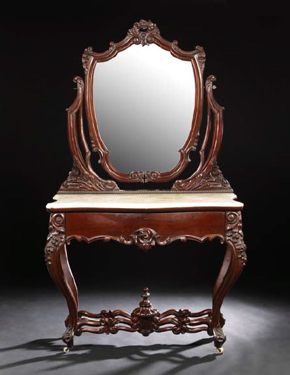 American Rococo Revival Mahogany