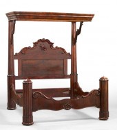 American Rococo Revival Mahoga