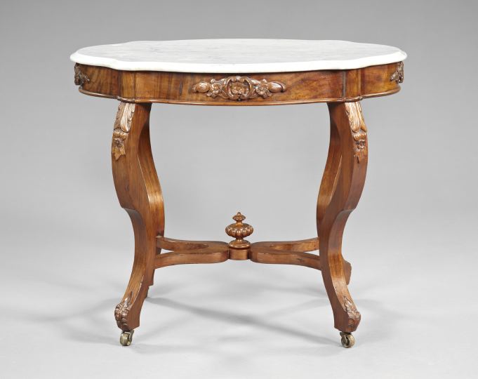 American Rococo Revival Mahogany