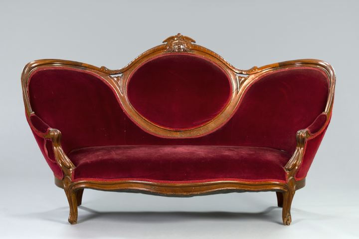 American Rococo Revival Mahogany
