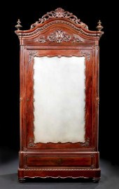 American Rococo Revival Mahoga