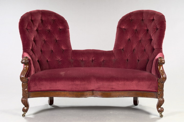 American Rococo Revival Mahogany
