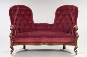 American Rococo Revival Mahoga