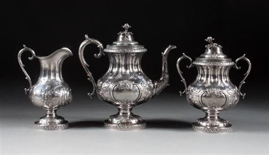 American Rococo Revival repousse