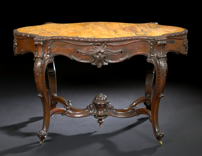 American Rococo Revival Rosewood