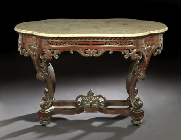 American Rococo Revival Rosewood