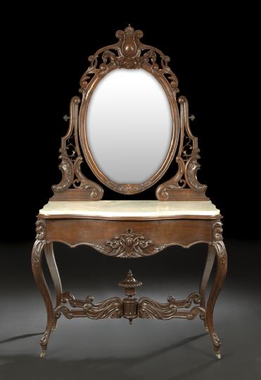 American Rococo Revival Rosewood