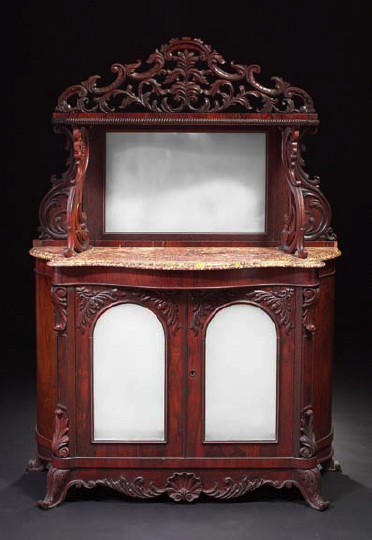 American Rococo Revival Rosewood