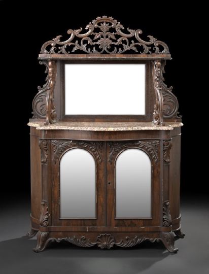American Rococo Revival Rosewood
