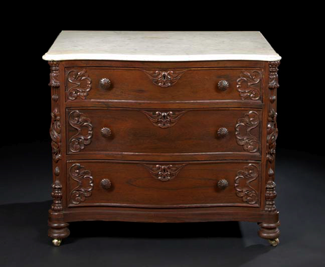 American Rococo Revival Rosewood,