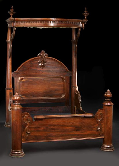 American Rococo Revival Rosewood