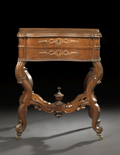 American Rococo Revival Rosewood