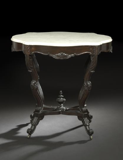 American Rococo Revival Walnut