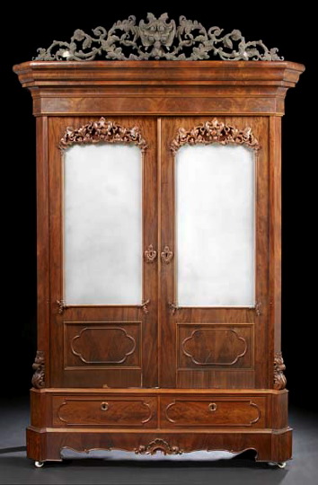 American Rococo Revival Walnut