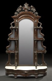American Rococo Revival Walnut