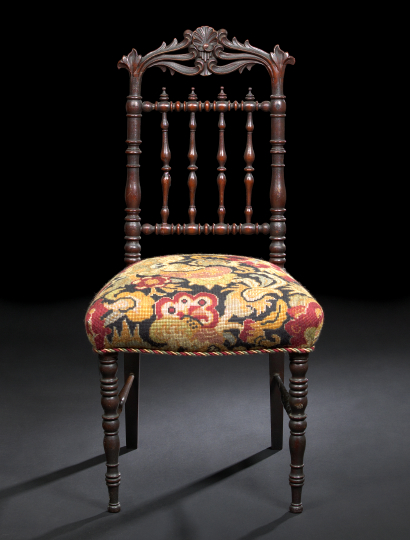 American Rococo Revival Walnut