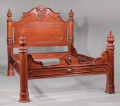 AMERICAN ROCOCO-STYLE CARVED M