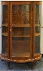 AMERICAN ROCOCO STYLE OAK BOW-
