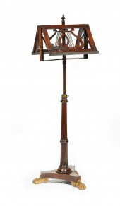 AMERICAN ROSEWOOD AND GILT DUE