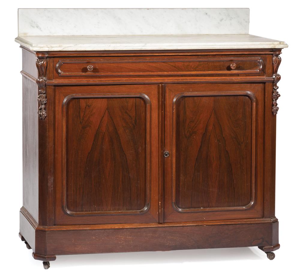 AMERICAN ROSEWOOD WASHSTAND,